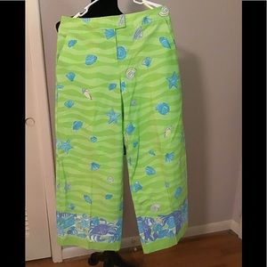 Vintage Lilly Pulitzer wide Leg Pants